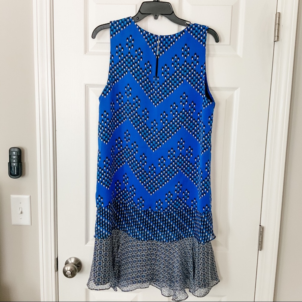 Diane Von Furstenberg Liza Silk Blend Blue Dress - Picture 5 of 5